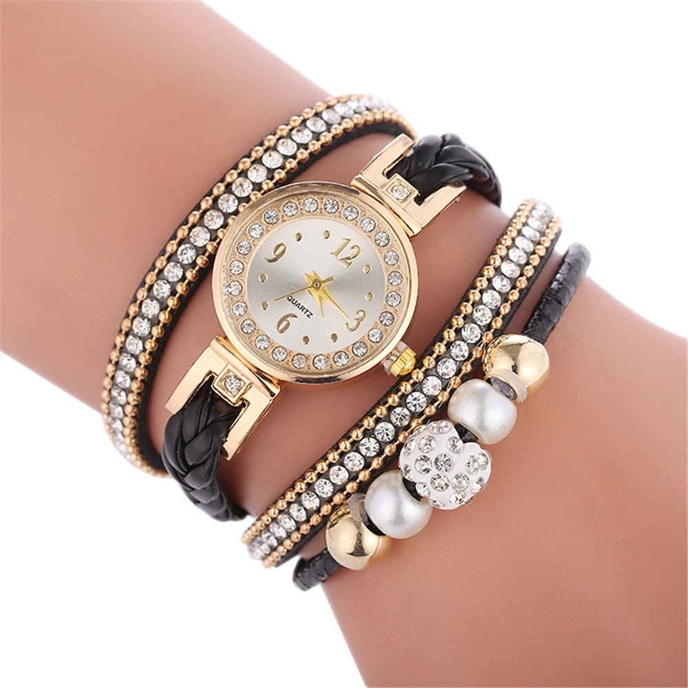 Relogio Bracelet Watches Women Wrap Around Fashion Bracelet