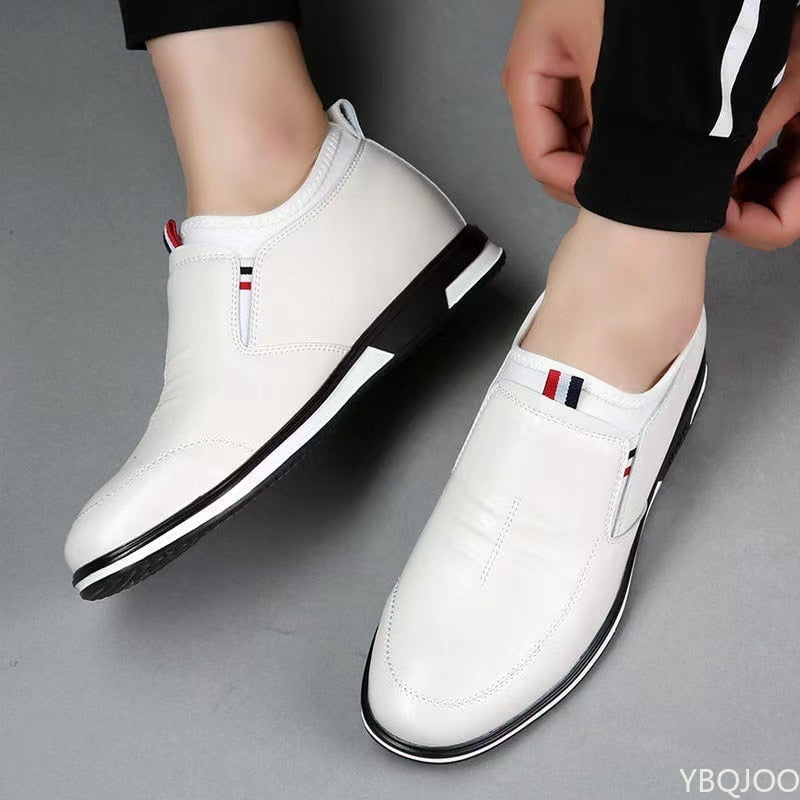 Men Casual Shoes Loafers Breathable Slip on Driving Low Top Business Shoes