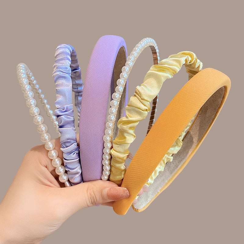 3/6/8PCS Set Fashion Women Cloth Hair Bands Headdress