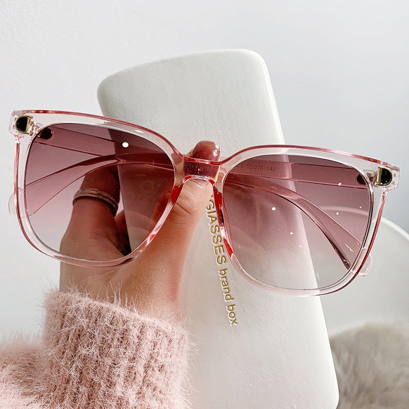 Fashion Oversized Sunglasses Women Brand Designer