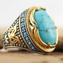 Fashion Exquisite Green Stone Women Ring,