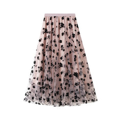 Style Geometric Print Y2K Skirt