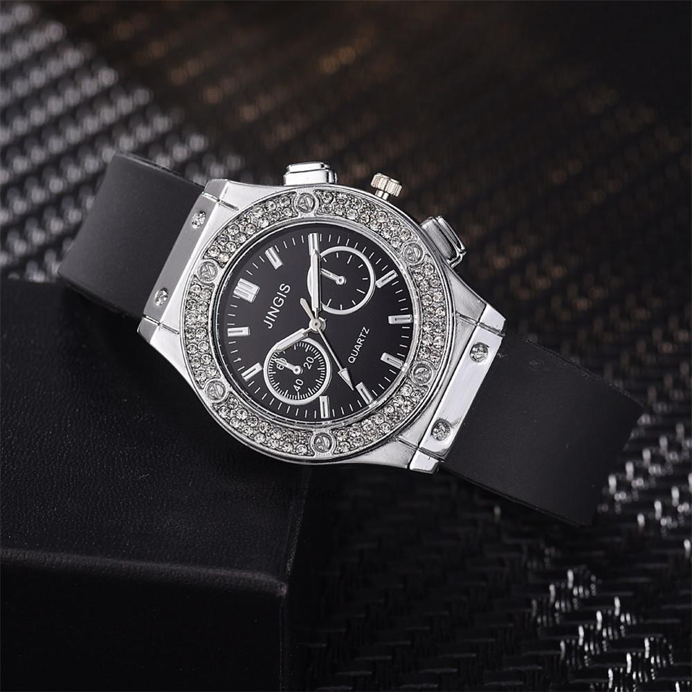 Fashion Rubber Women Watches Luxurious Brand Casual