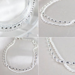 Double Layer Bracelet Beads Exquisite Simple Women Bracelet