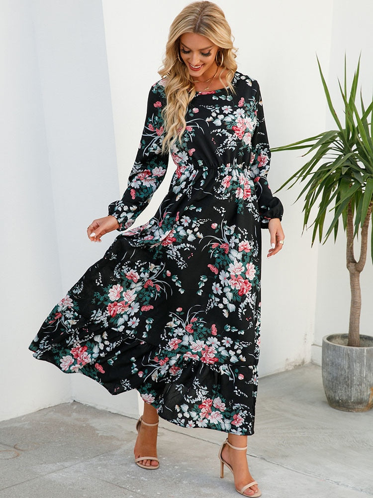 Floral Maxi Dresses For Women Summer Dress