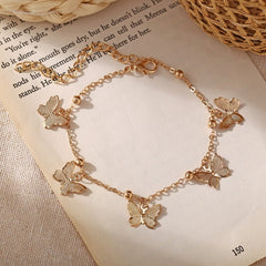 Fashion Butterfly Anklet for Women Foot Jewelry