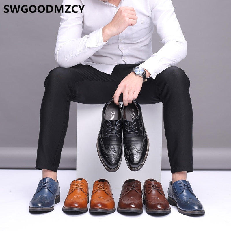 Formal Shoes Oxford Black Shoes Dress Wedding Shoes Men