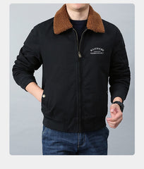 Men Jackets Thick Outdoor Casual Cotton Jacket Wool Coats Warm Jacket