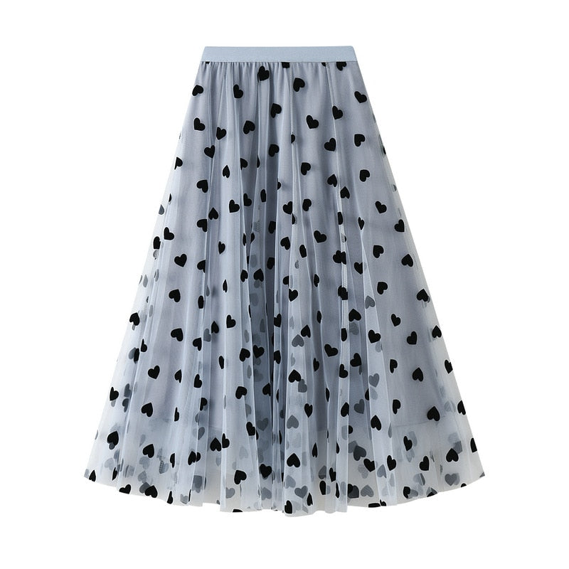 Style Geometric Print Y2K Skirt