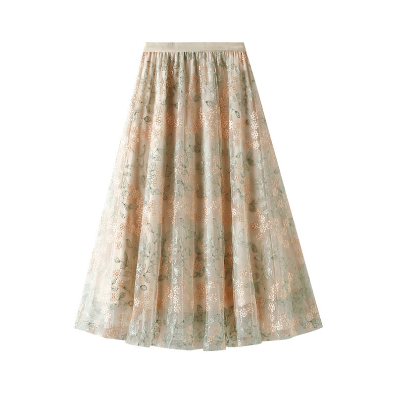 Style Geometric Print Y2K Skirt