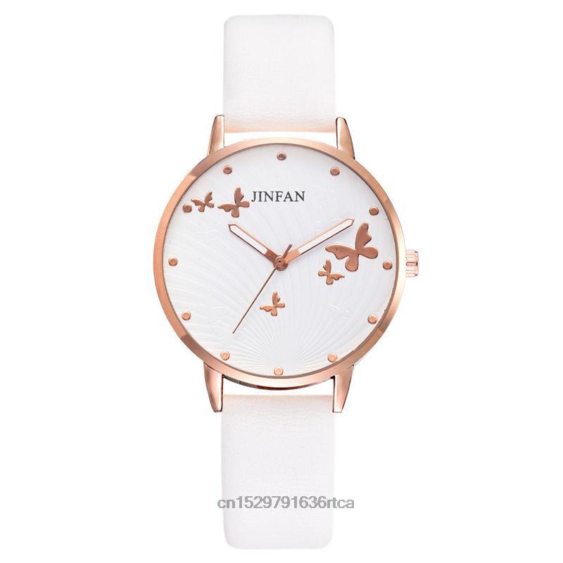 Elegant Simple Butterfly Design Dial Design Ladies Watches