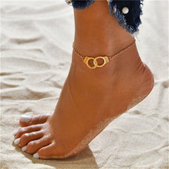 Summer Fashion Crystal Pineapple Anklets Female Barefoot