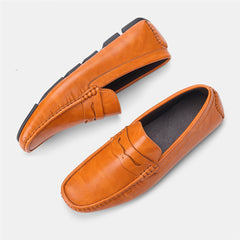 Flat Shoes Men Loafers Classic Leather Casual Shoes