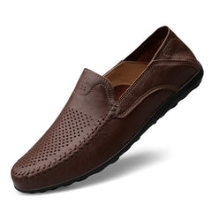 Men Shoes Casual Formal Loafers Breathable Slip on Boat Shoes