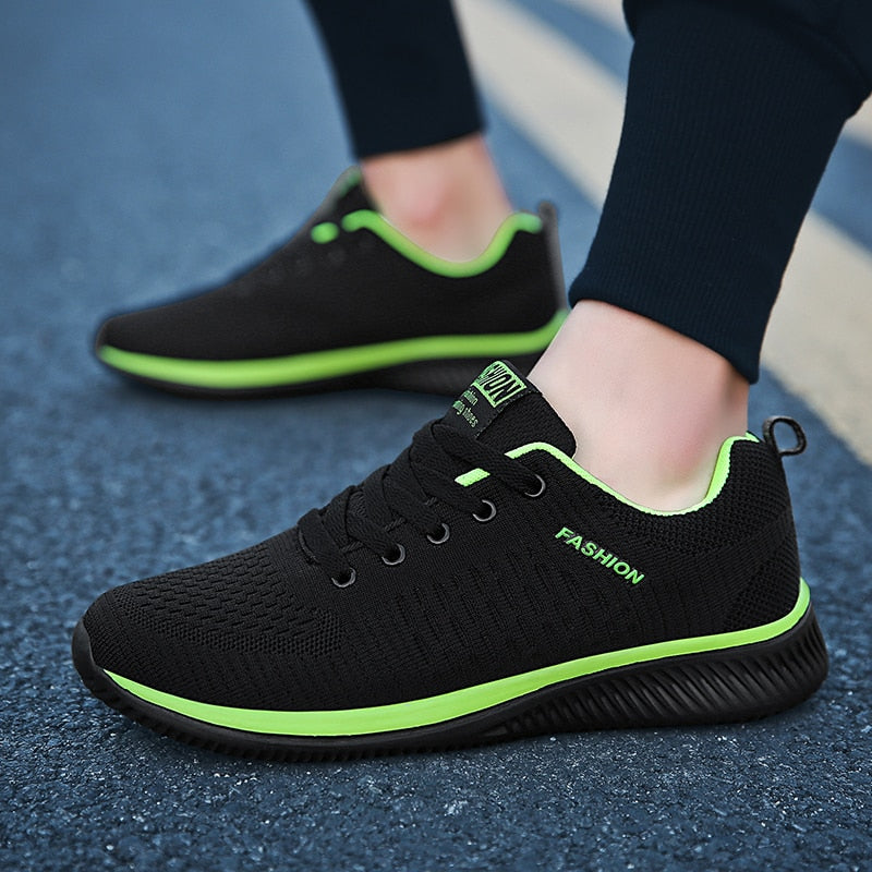 Men Sneakers Shoes Casual Knit Sneakers Breathable