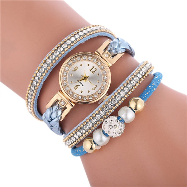 Relogio Bracelet Watches Women Wrap Around Fashion Bracelet