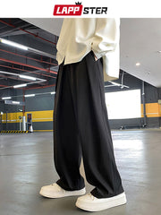 Men Wide Leg Pants Loose Casual Pants Streetwear Joggers Sweatpants