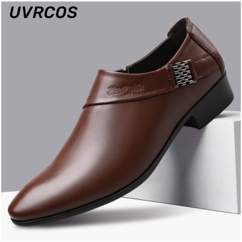 Formal Shoes Men Business Dress Casual Shoes Fashion Slip-On Shoes Low Top