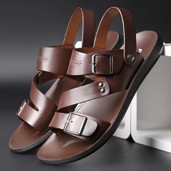 Men Sandals Double Summer Shoes Beach Shoes