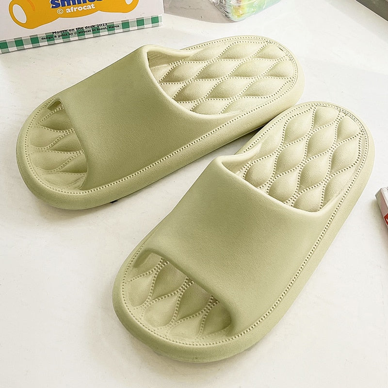 Beach Men Slippers Soft Massage Non-slip Sole Slipper Sandals Flip Flops