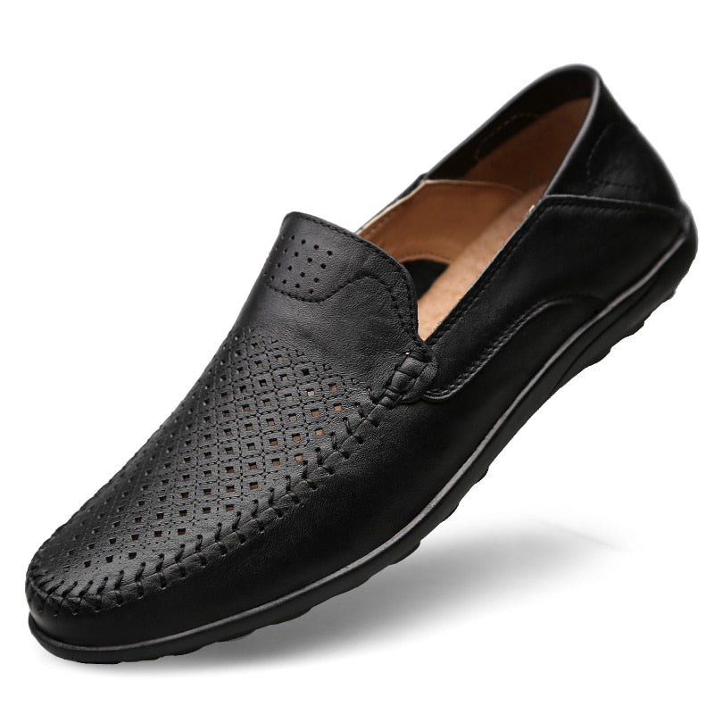 Men Shoes Casual Formal Loafers Breathable Slip on Boat Shoes