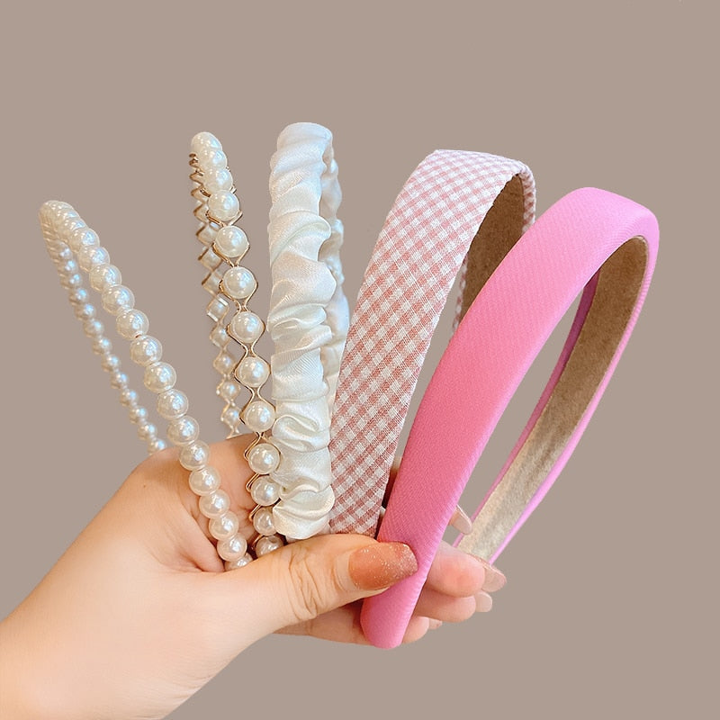 3/6/8PCS Set Fashion Women Cloth Hair Bands Headdress