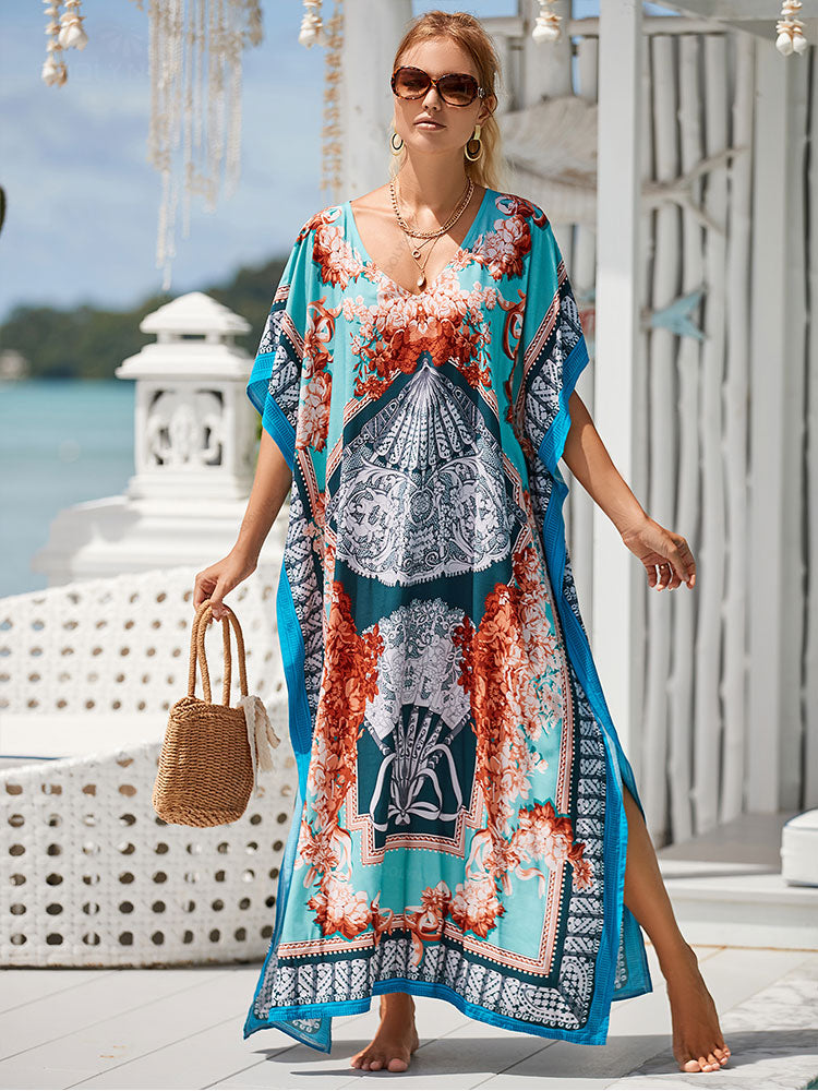 Long Beach Dress Cover-Ups  Beach Sarongs