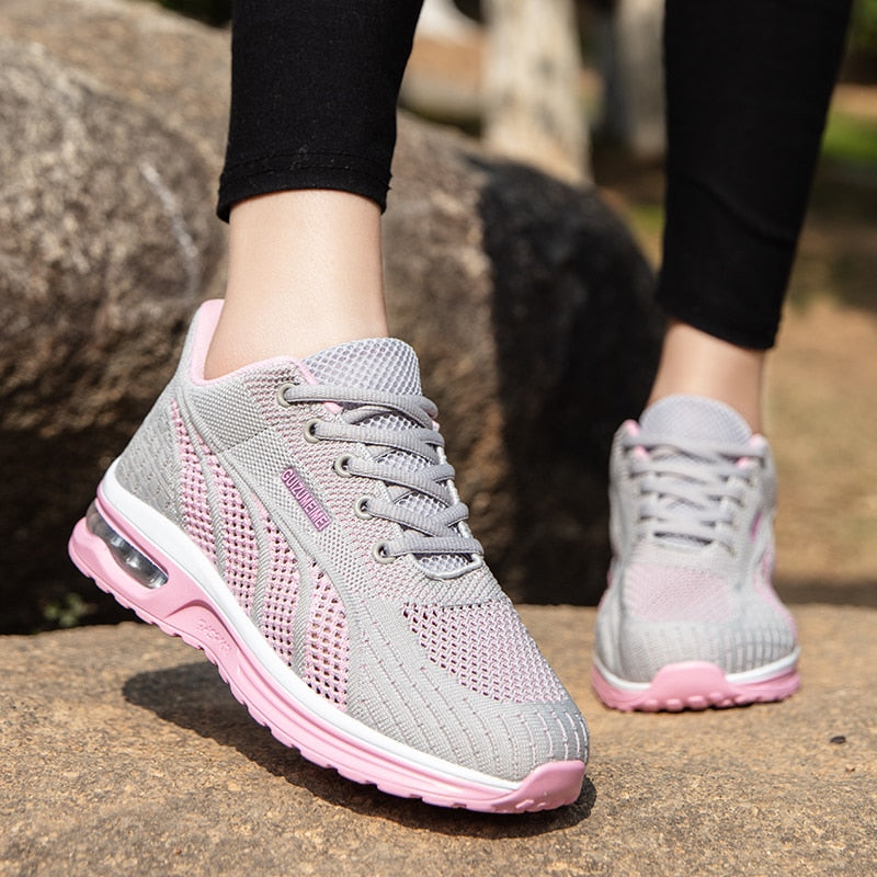 Running Shoes Ladies Breathable Sneakers Summer Light Mesh Air