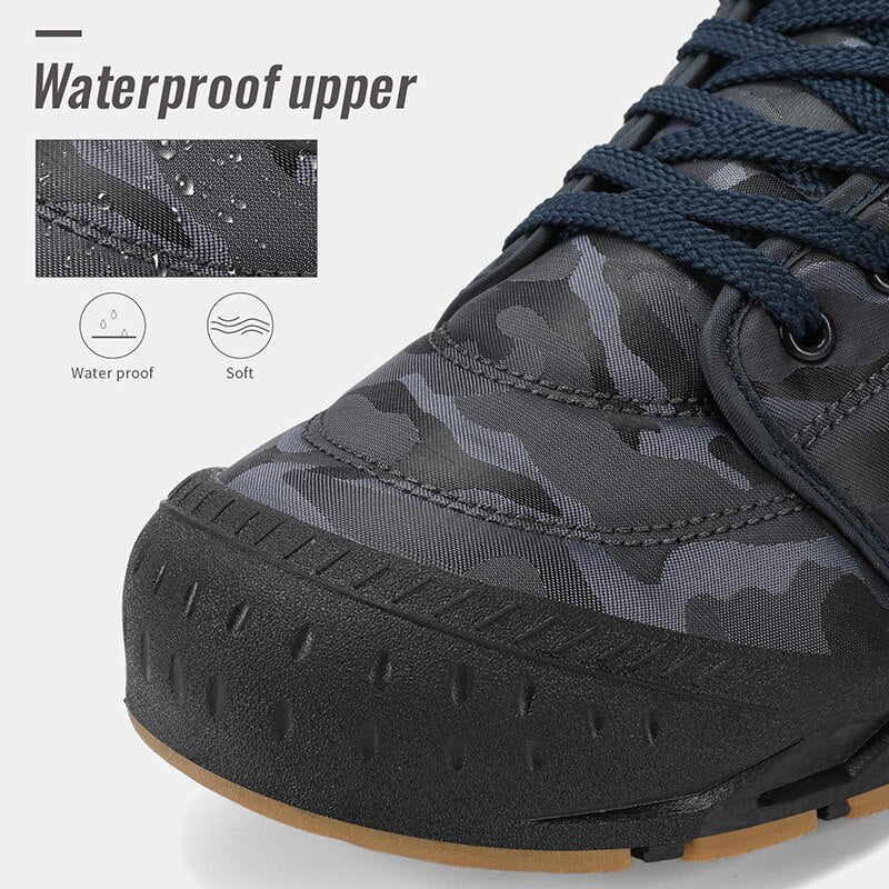 Winter Men Boots Warm Army Boot Waterproof Snow Boots Non-slip