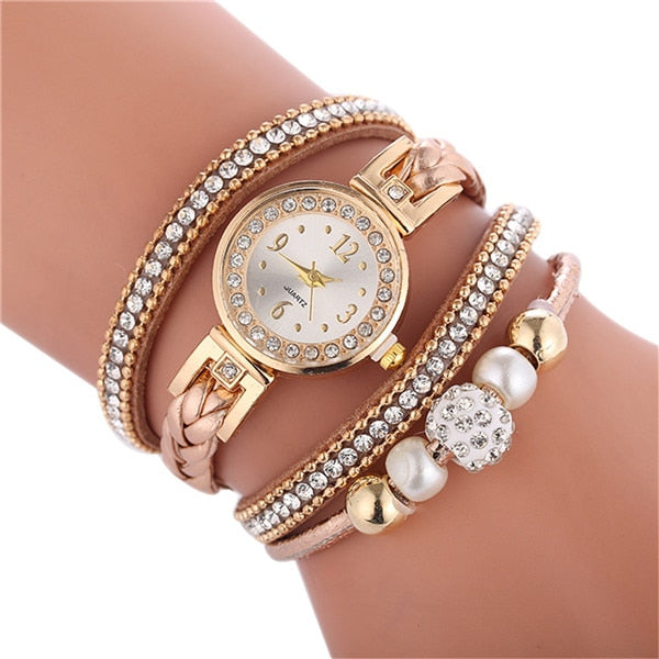 Relogio Bracelet Watches Women Wrap Around Fashion Bracelet