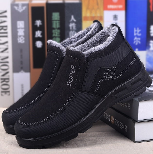 Men Winter Keep Warm Ankle Comfortable Outdoor Sneakers Sports Casual Shoes