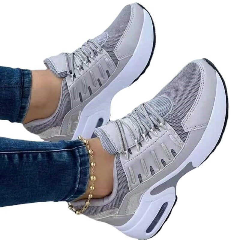 Wedge Platform Sneakers Fashion Plus Size Casual Sport Shoes