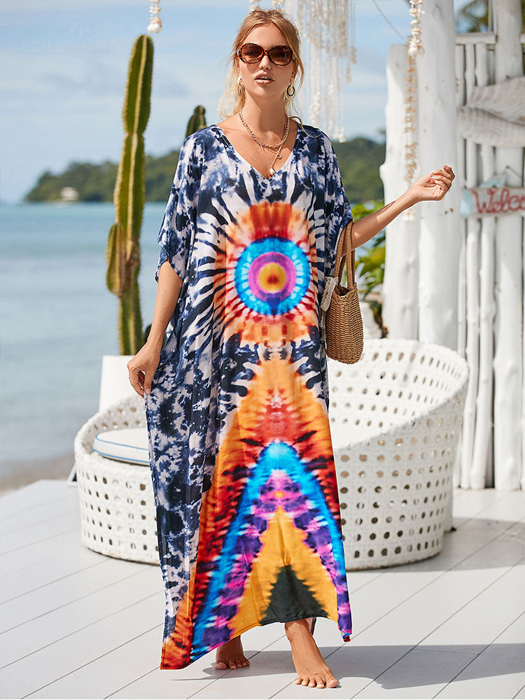 Long Beach Dress Cover-Ups  Beach Sarongs