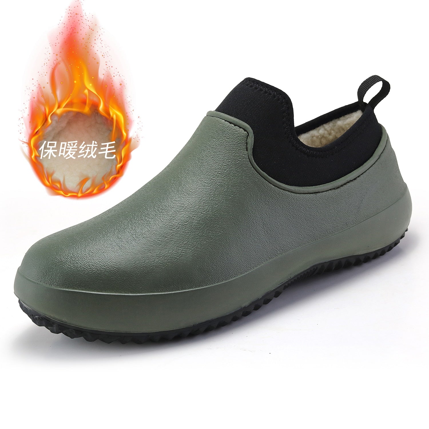 Men Shoes Breathable Non-slip Waterproof Shoes Casual Flat Shoes Rain Boots