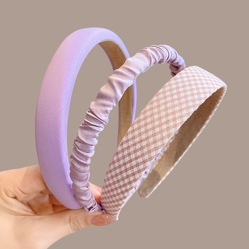 3/6/8PCS Set Fashion Women Cloth Hair Bands Headdress