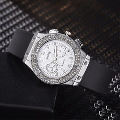 Fashion Rubber Women Watches Luxurious Brand Casual