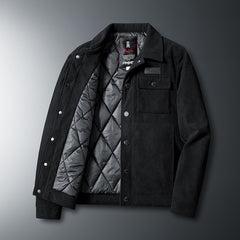 Men Winter Jacket Button Warm Jackets Windbreaker Autumn Cardigan