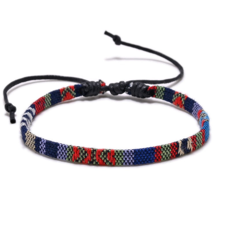 Anklets for Men And Women Braided Rainbow Foot