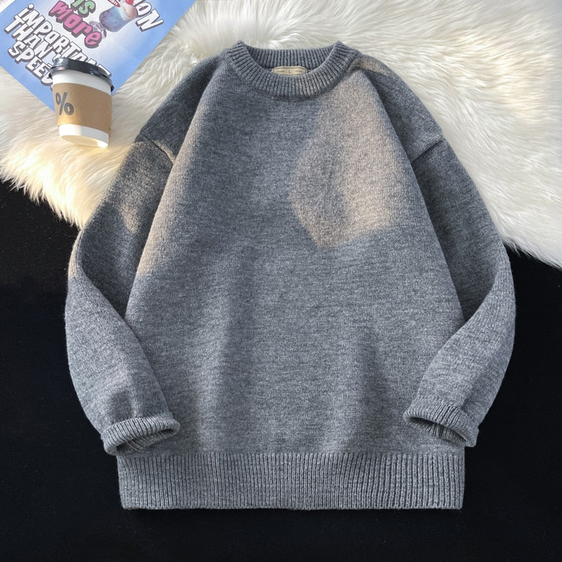 Warm Knitted Sweaters Pullover Men Sweater Wool