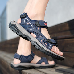 Men's Sandals Outdoor Classic Soft Beach Sandals Platform Shoes Non-Slip Sandals