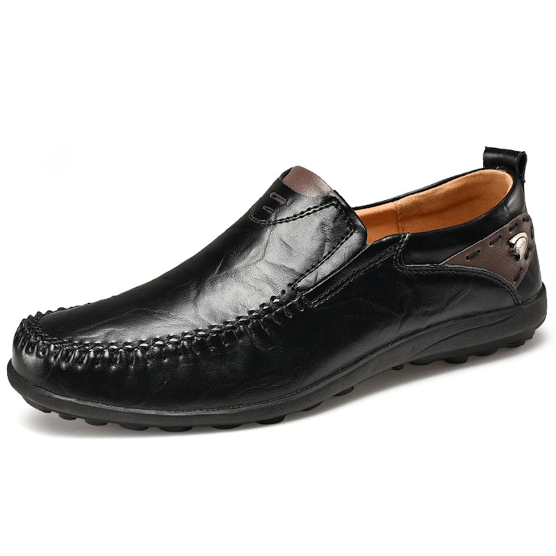 Men Casual Shoes Breathable Slip on Formal Loafers Men Driving Shoes