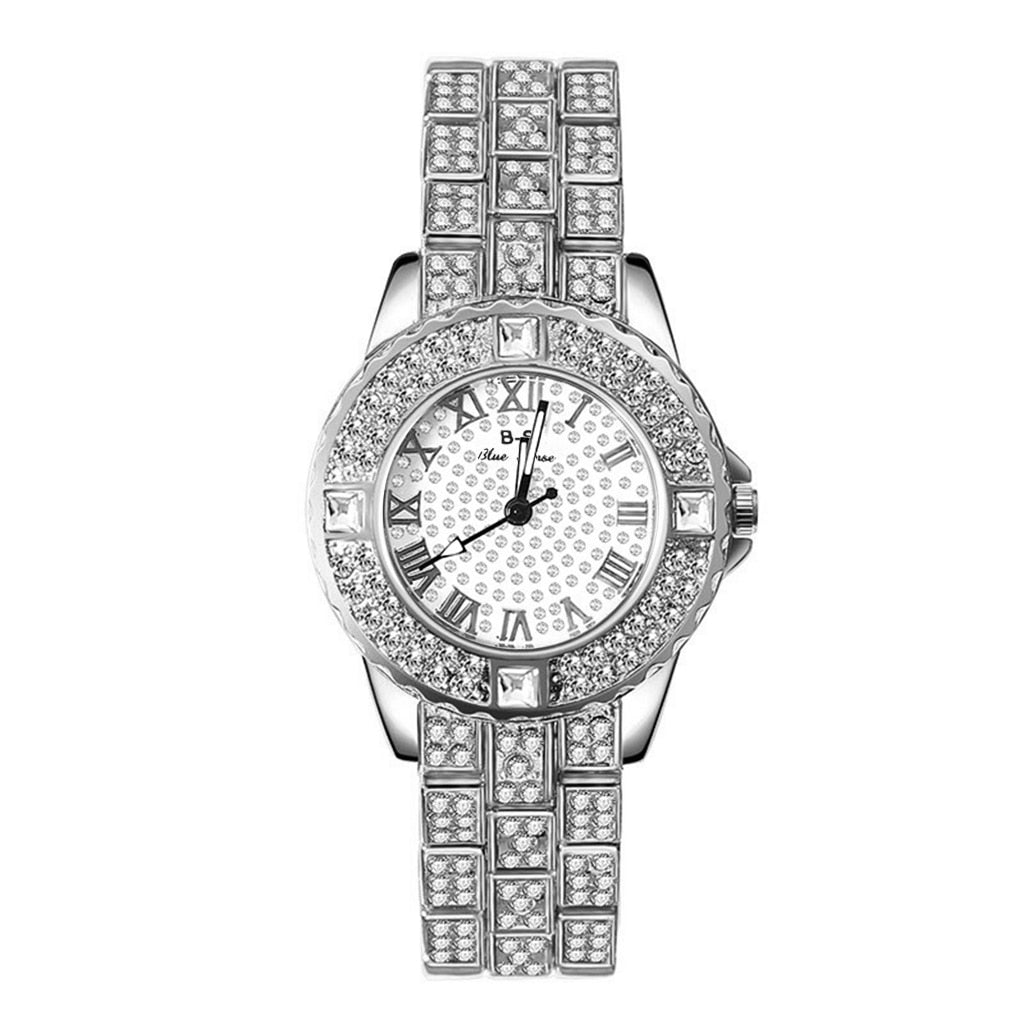 Diamond Women Watches Gold Watch Ladies Wrist Rhinestone