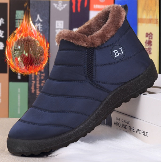 Men Winter Keep Warm Ankle Comfortable Outdoor Sneakers Sports Casual Shoes