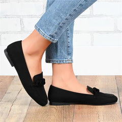 Spring new single shoes shallow mouth round versatile shoes