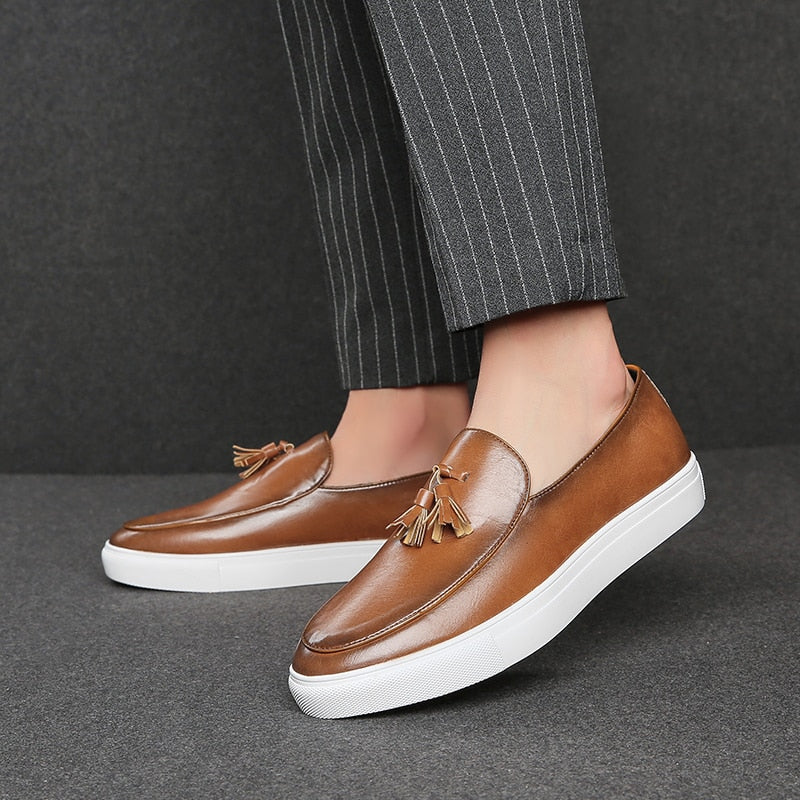 Men Casual Shoes Loafers Office Shoes Comfortable Slip on Shoes