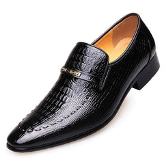 Men's Shoes Classic Low-Cut Embossed Shoes Comfortable Business Shoes Loafers