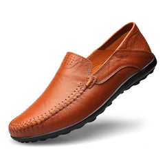 Men Shoes Casual Formal Loafers Breathable Slip on Boat Shoes