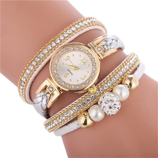 Relogio Bracelet Watches Women Wrap Around Fashion Bracelet