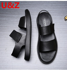 Calf Men Sandals,Sports Slippers Men Cow,Beach Shoes