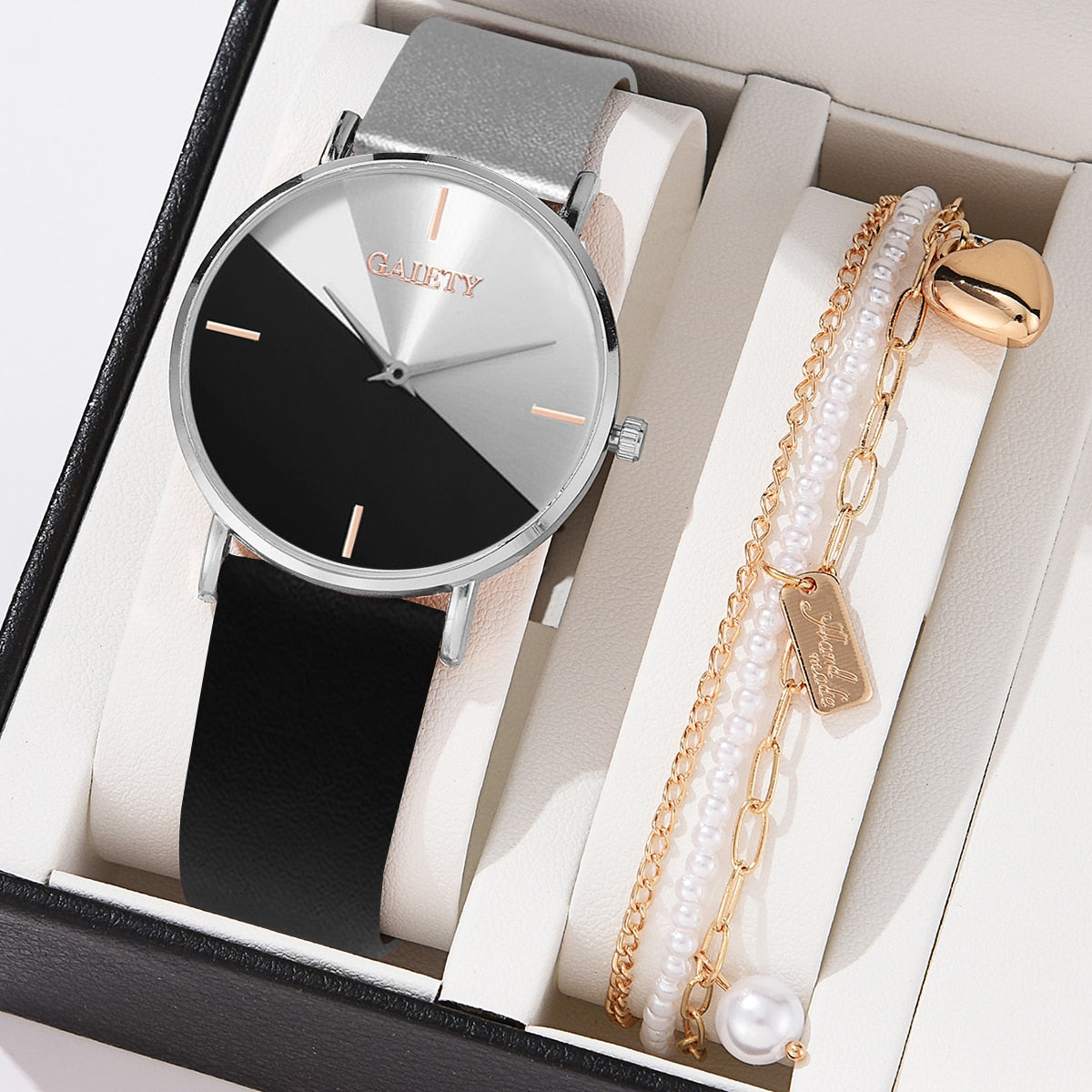 Gaiety Brand Women Watches Leather Rose Gold Dress Female